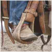 Photo of a Western stirrup