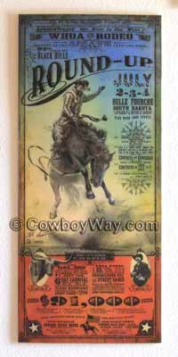 Bob Coronato 2011 rodeo poster