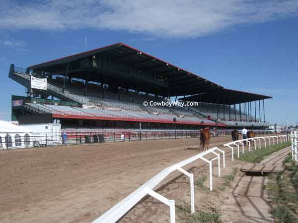 B Stand and racetrack, Frontier Park, Cheyenne, WY