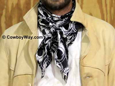 Cody James Men's Silk Jacquard Wild Rag Scarf