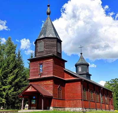 Two cupolas on top of a church