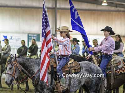 National anthem etiquette at a rodeo