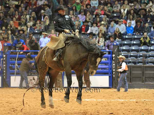 Wes Bailey rides for the Arndt/Bailey ranches