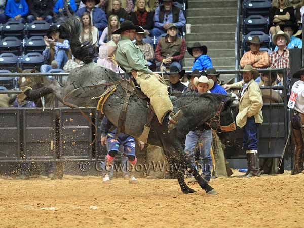 A ranch bronc ride at the WCRR