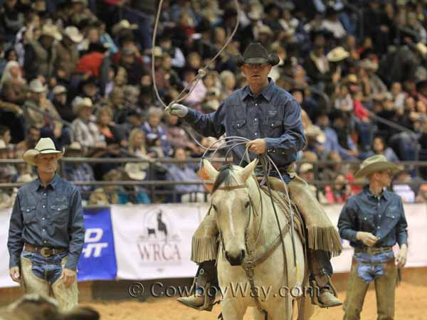 Yoder/JOD Ranches compete in the team branding