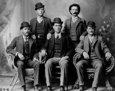 A well-known photo of the Wild Bunch